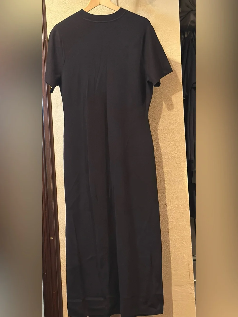Abercrombie & Fitch short sleeve Maxi Dress in Black XLP